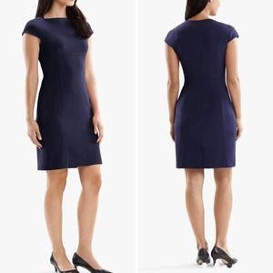 M.M. Lafleur “the Ashley” dress deep indigo blue size 12 NWT